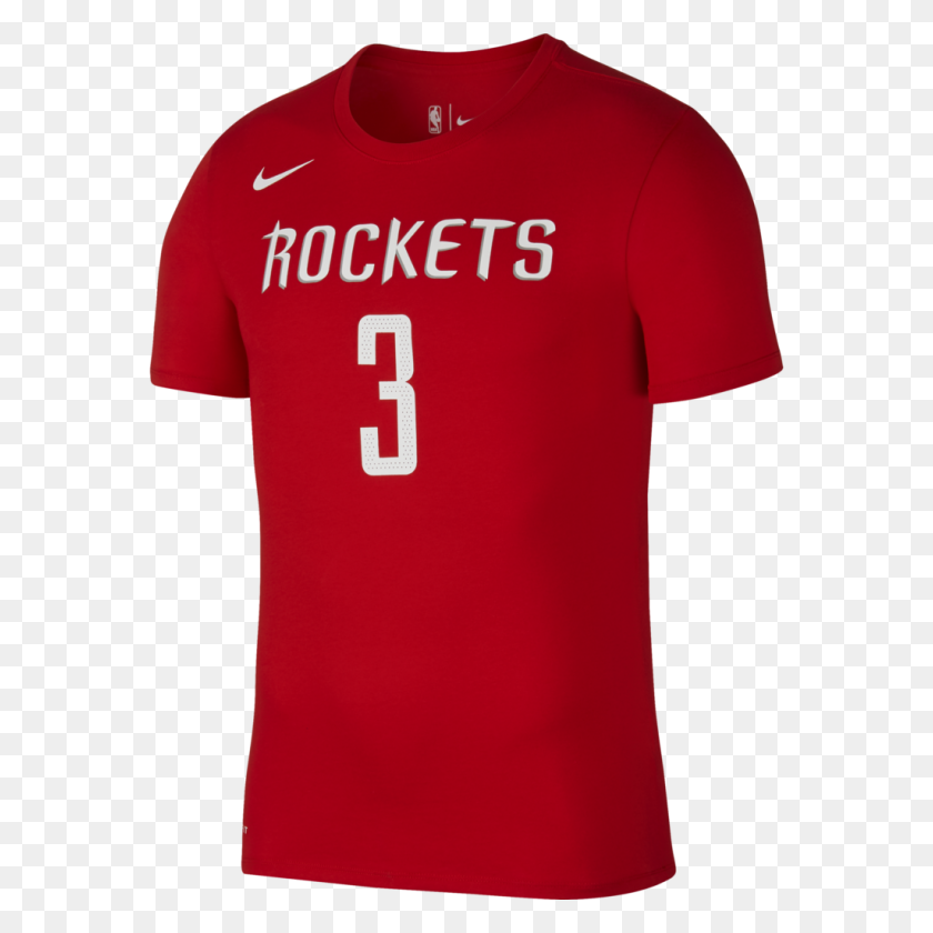 1024x1024 Men's Houston Rockets Nike Chris Paul Icon Name And Number Tee - Chris Paul PNG