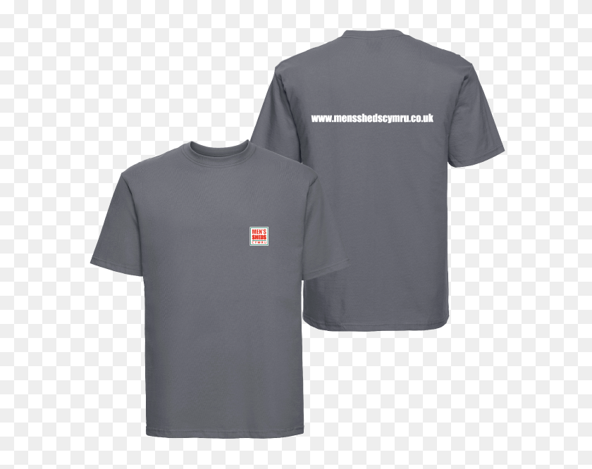 606x606 Men's Shed Cymru - Black T Shirt PNG