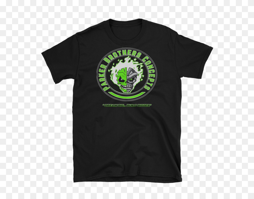 600x600 Mens T Shirt Green Skulls Parker Brothers Concepts - Green Shirt PNG