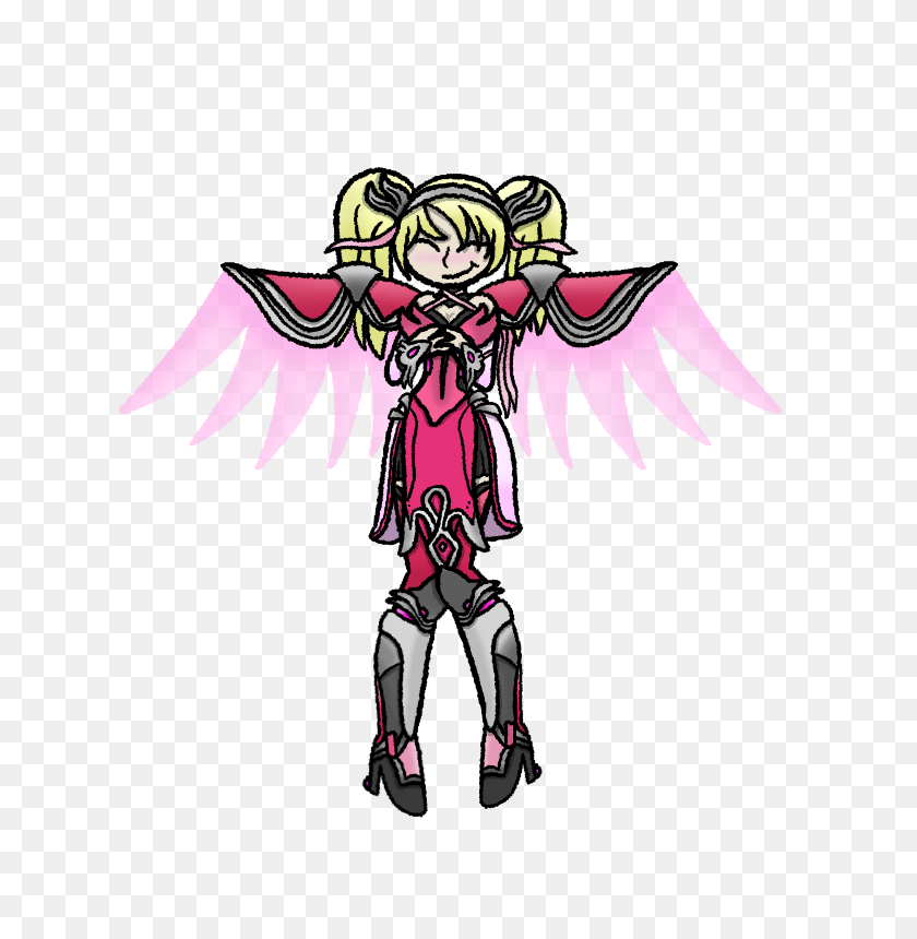 700x800 Mercy Pink Skin Png {Bcrf} - Mercy Png