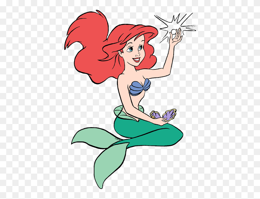 430x582 Mermaid Ariel Clip Art Disney Clip Art Galore - Pirate And Mermaid Clipart