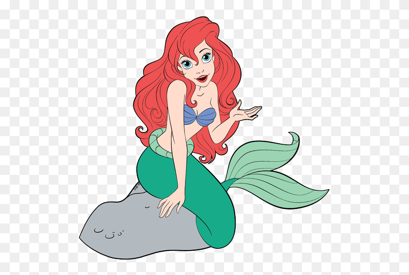 517x506 Mermaid Ariel Clip Art Disney Clip Art Galore - Mermaid Clipart