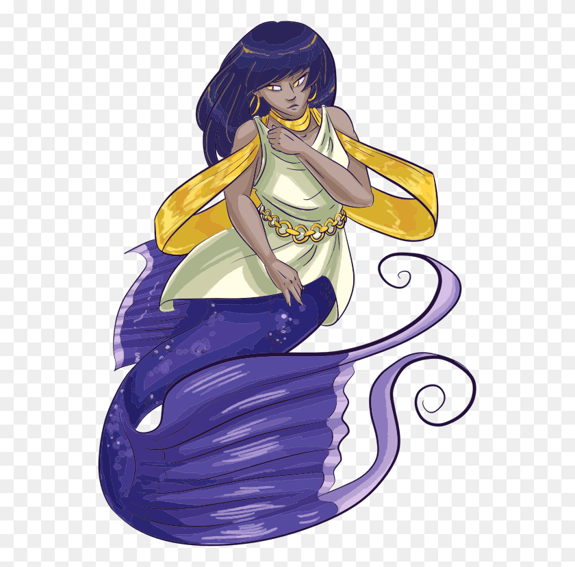 554x768 Mermaid Clip Art - Mermaid Silhouette Clipart