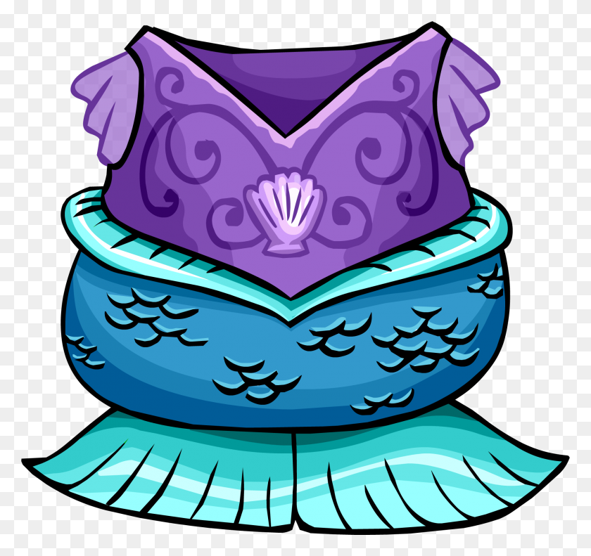 1849x1733 Mermaid Costume Club Penguin Rewritten Wiki Fandom Powered - Mermaid Scales Clipart