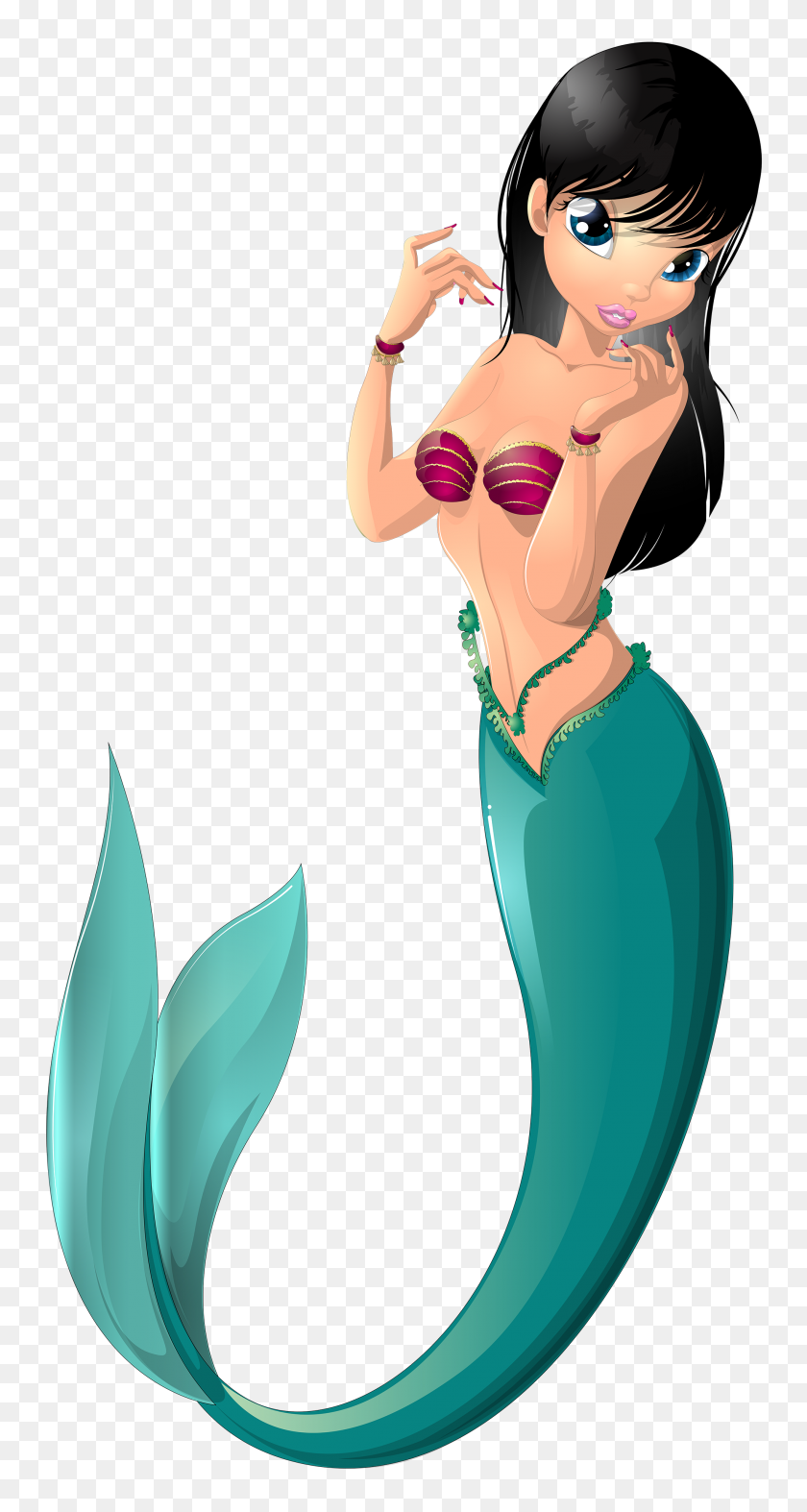 2060x4000 Mermaid Png Clip Art - Girl Clipart Transparent Background