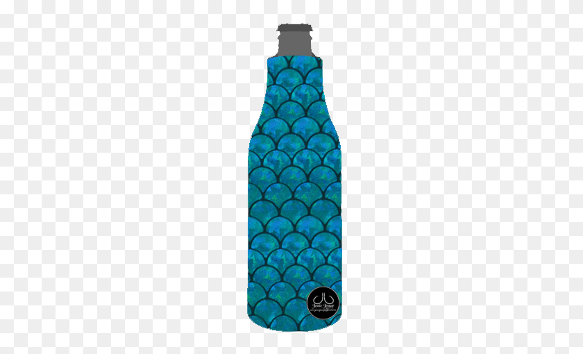 278x450 Mermaid Scales Oz Bottle Coolie - Mermaid Scales PNG
