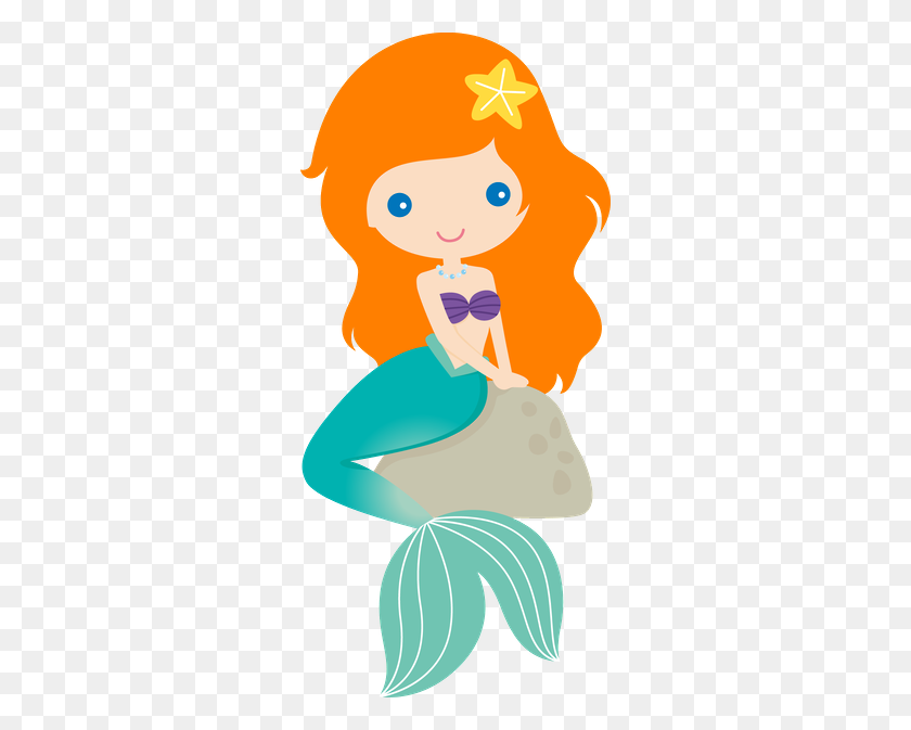 286x613 Mermaids Dibujos Playeros Mermaid, Clip Art - Baby Mermaid Clipart