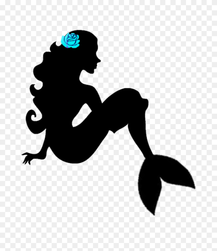 782x914 Mermaids Silhouette - Mermaid Clipart