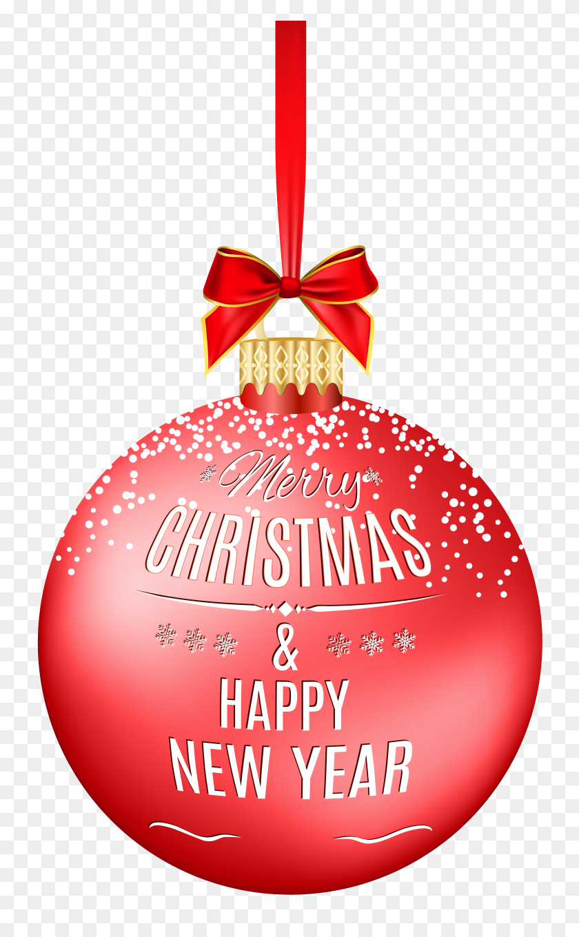 5271x8785 Merry Christmas Ball Transparent Png Clip Art Gallery - Merry Christmas And Happy New Year Clipart