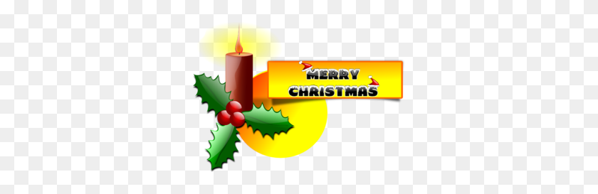 299x213 Merry Christmas Banner Clipart - Free Christmas Banner Clipart
