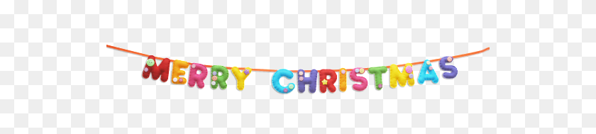540x129 Merry Christmas Banner Png - Christmas Banner PNG