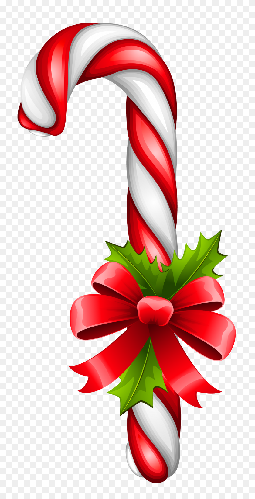 1269x2573 Feliz Navidad Clipart Lápiz De Alta Resolución Y En Color Feliz - Candy Cane Clipart