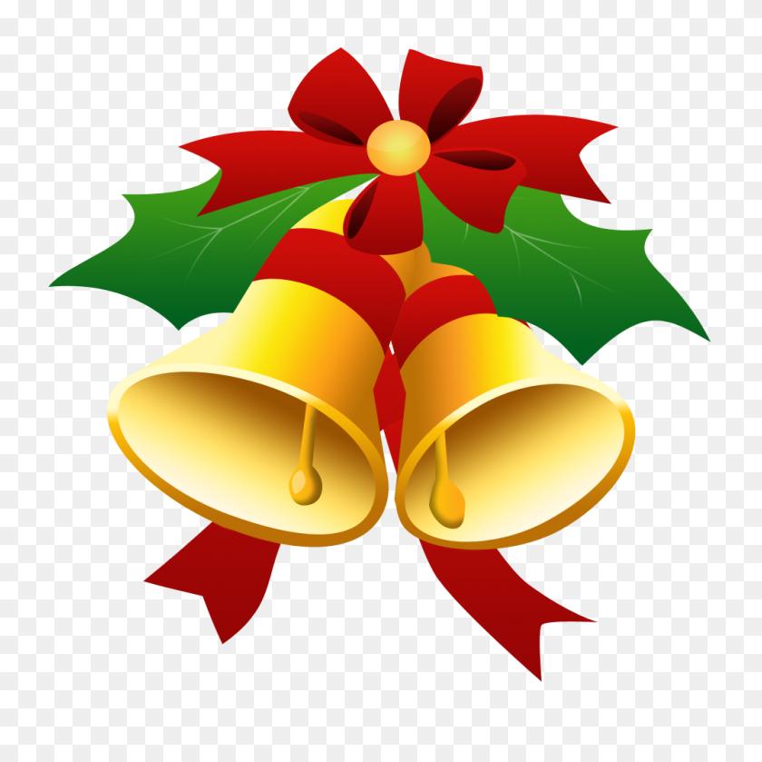 1000x1000 Feliz Navidad Campanas De Oro - Jingle Bells Clipart