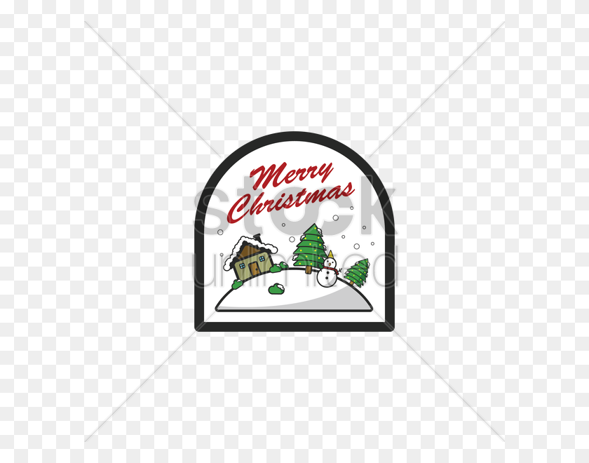 600x600 Merry Christmas Label Vector Image - Christmas Label Clip Art