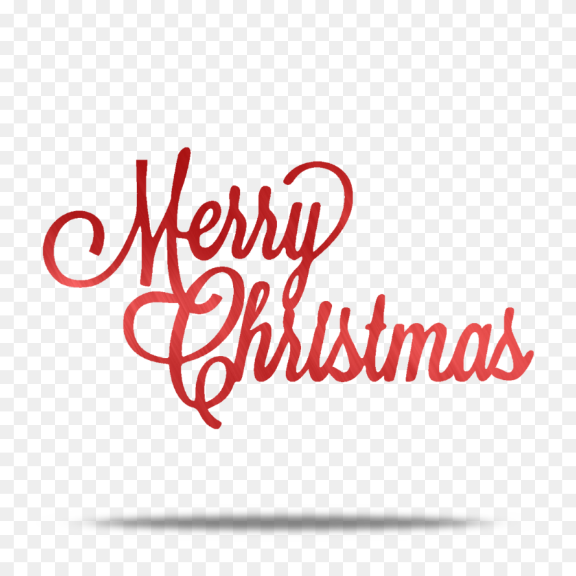 1024x1024 Merry Christmas Metal Wall Art Lakewood Metal - Merry Christmas Text PNG