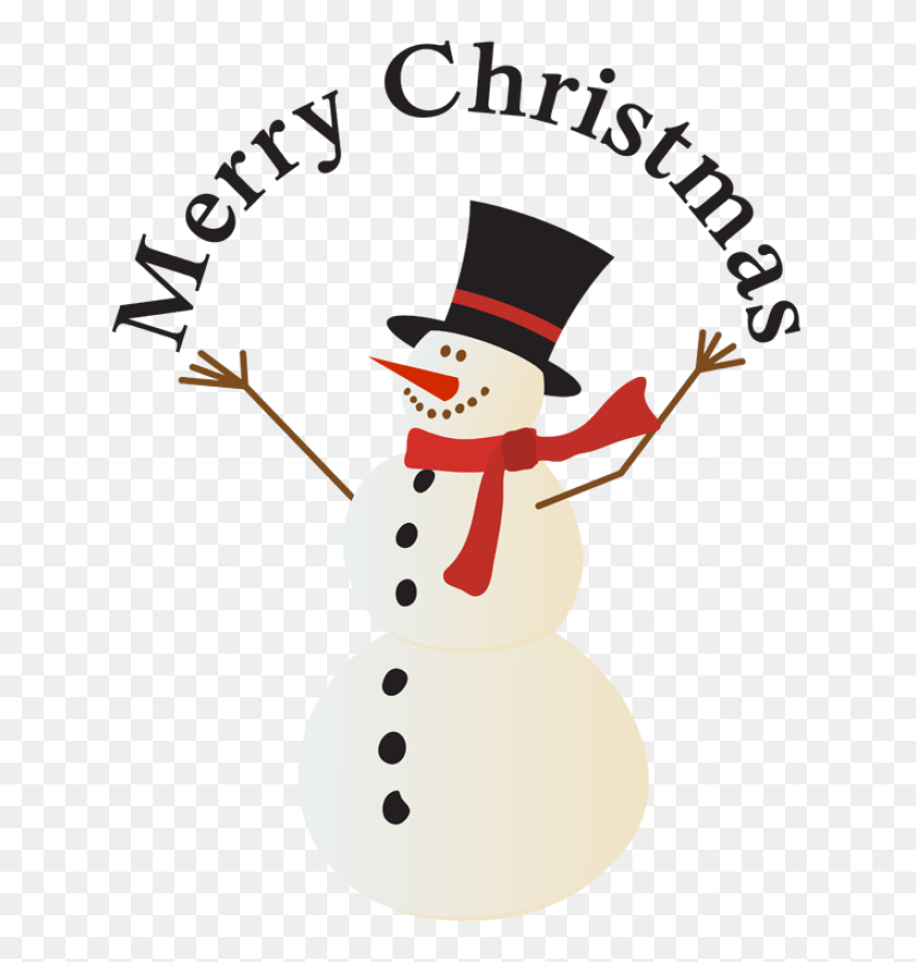 640x823 Merry Christmas Snowman Clipart Clip Art - Cute Snowman Clipart