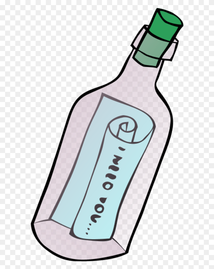 600x995 Message In A Bottle - Message In A Bottle PNG