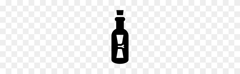 200x200 Message In A Bottle Icons Noun Project - Message In A Bottle PNG