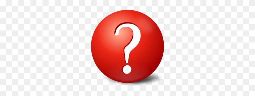 256x256 Message Question Red Icon - Question Icon PNG