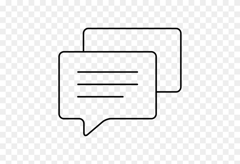 512x512 Icono De Mensajes Y Conversación - Icono De Conversación Png