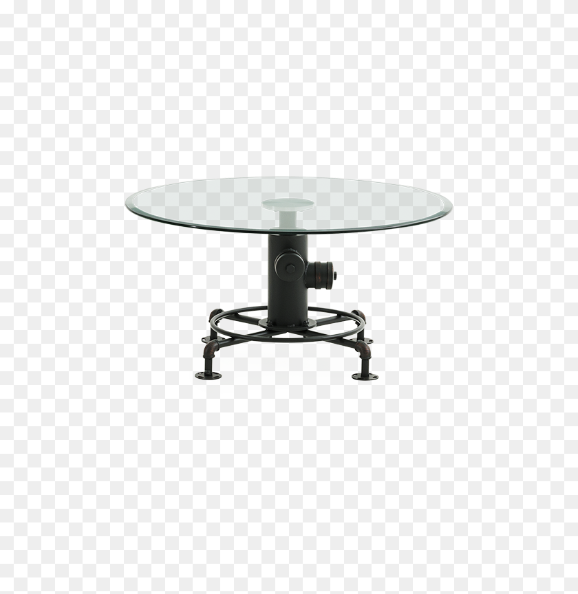 519x804 Metal Coffee Table With Glass Top - Coffee Table PNG
