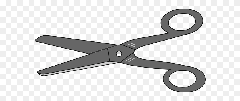 600x296 Metal Scissors Clip Art - Metal Clipart