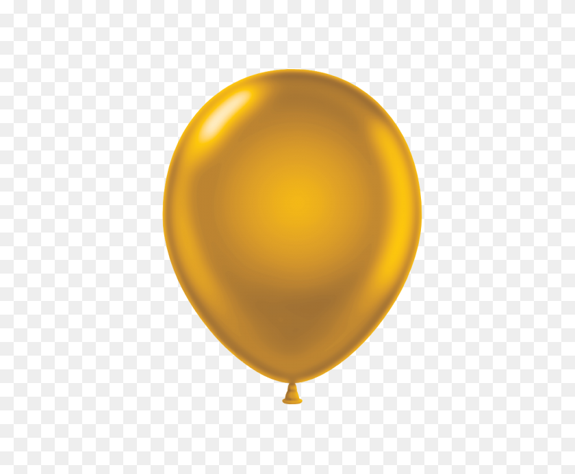 500x633 Metallic Balloon - Gold Balloons PNG