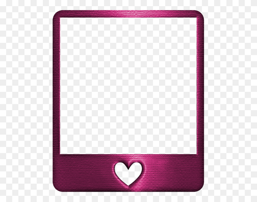 501x600 Metallic Style Transparent Pink Frame Icard Frame - Pink Frame Clipart