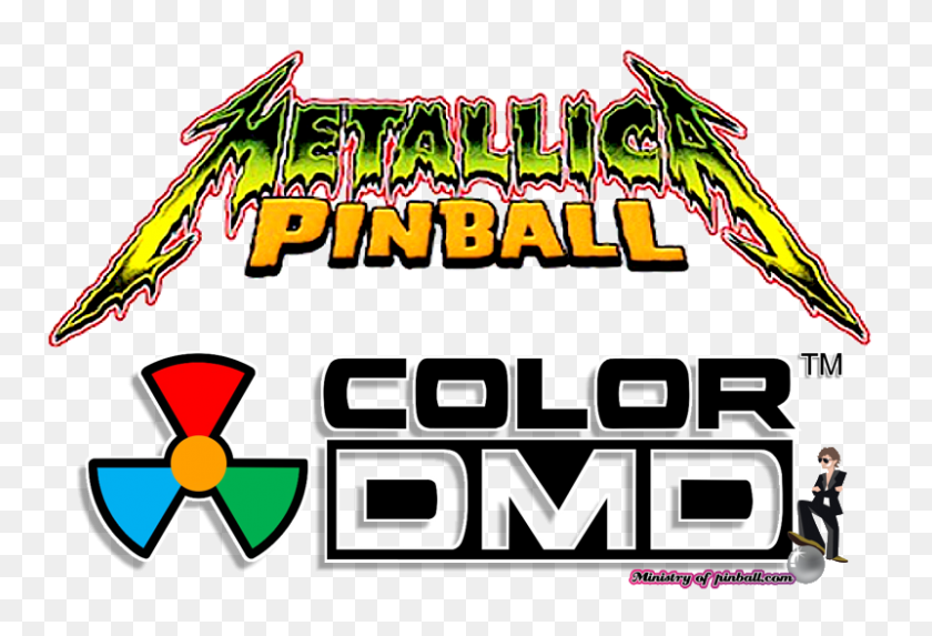 801x527 Metallica Colordmd Ministerio De Pinball - Logotipo De Metallica Png