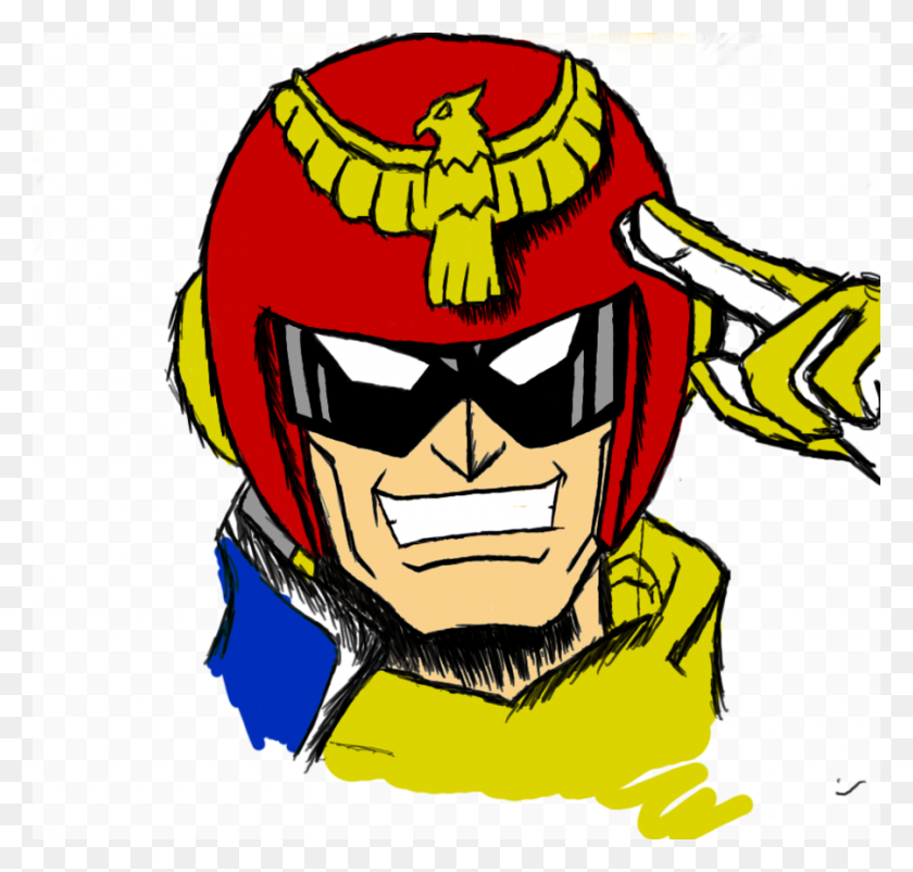 900x858 Metee - Capitán Falcon Png