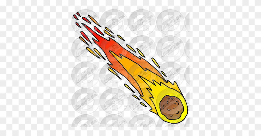 380x380 Meteor Picture For Classroom Therapy Use - Meteor Clipart