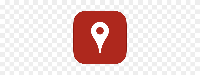 256x256 Метроуи Google Карты Стиль Значка Набор Иконок Пользовательского Интерфейса Metro - Значок Карты Google Png