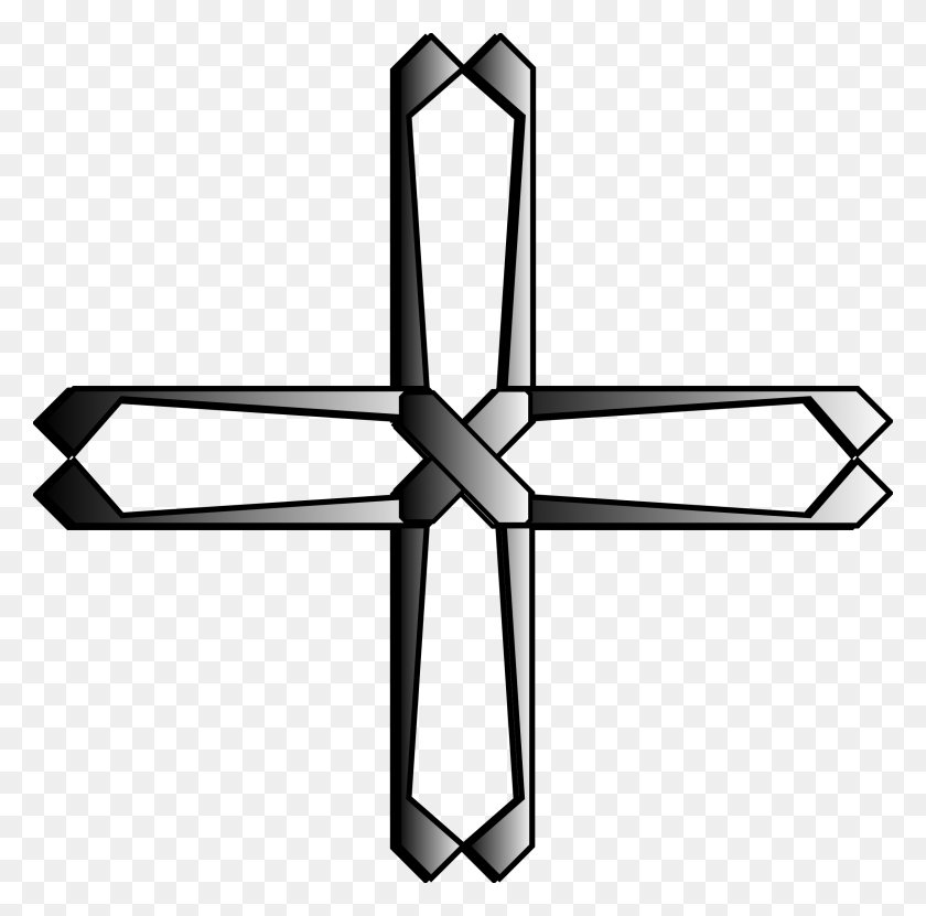 2400x2373 Mettal Cross Clipart, Explore Pictures - Ornate Cross Clipart