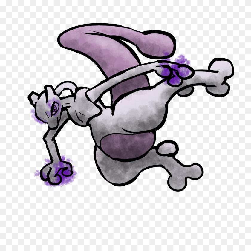 1024x1024 Mewtwo - Mewtwo Png