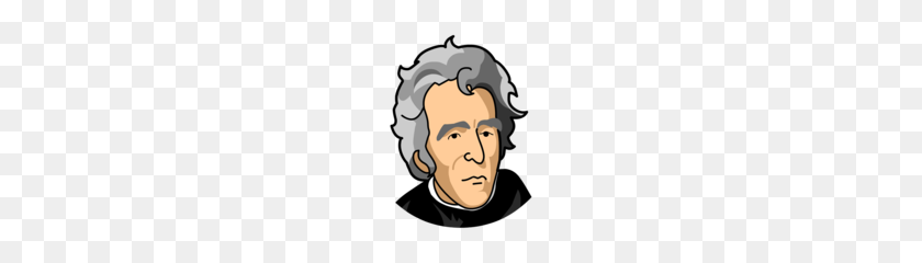 180x180 Mexican American War - Andrew Jackson Clipart