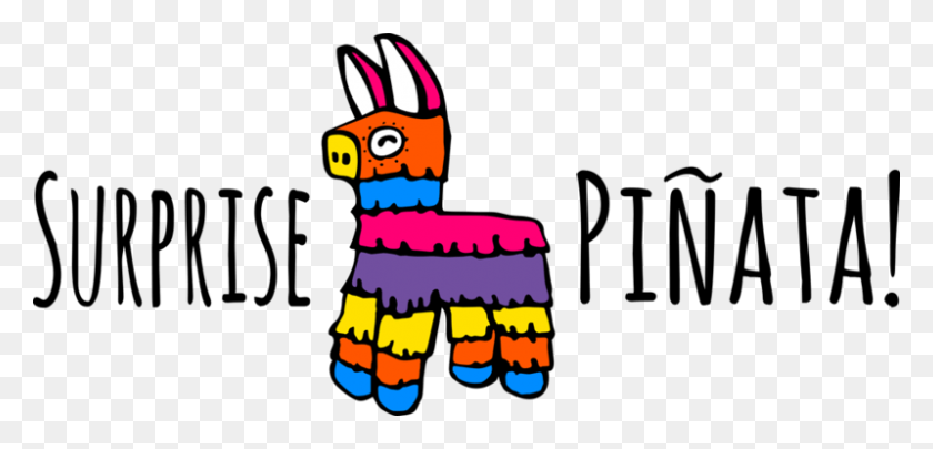 799x354 Mexican Donkey Pinata Clip Art - Mexican Pinata Clipart