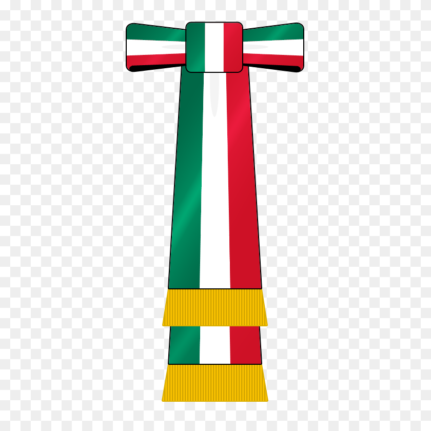 391x780 Bandera Mexicana De Corbata - Bandera Mexicana Png