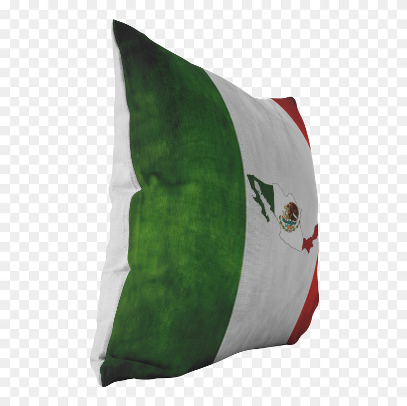 2000x2000 Mexican Flag Decorative Pillow - Mexican Flag PNG