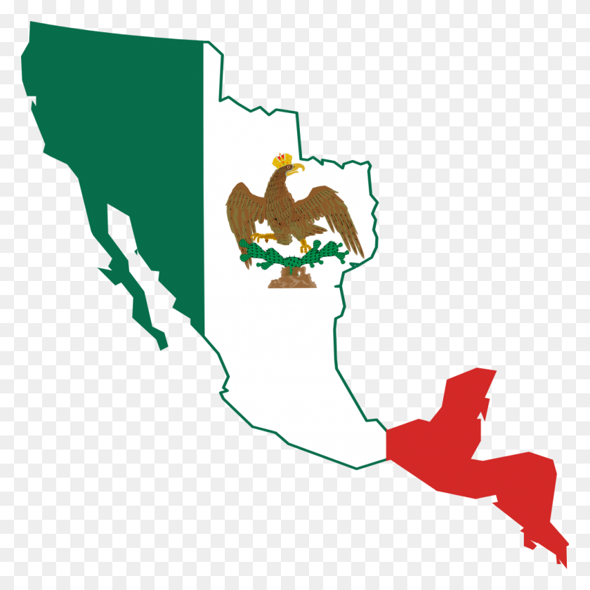 1024x1024 Mexican Flag Eagle Png, Mexico Waving Flag Png Image Gallery - Mexican Flag PNG