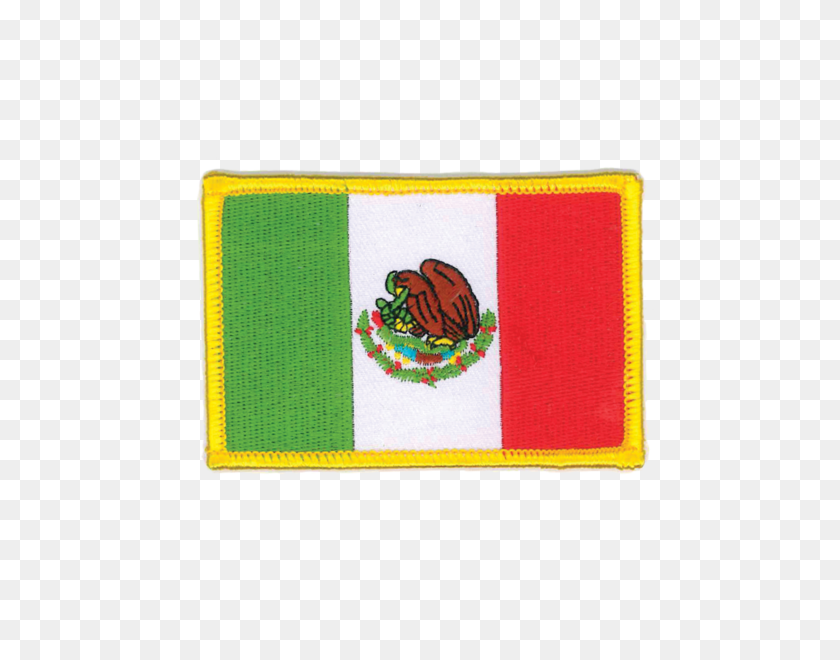600x600 Bandera Mexicana Parche Bushido - Bandera Mexicana Png