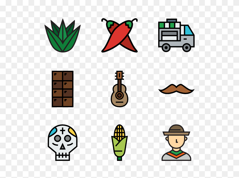 600x564 Mexican Food Icon Packs - Mexican Food PNG