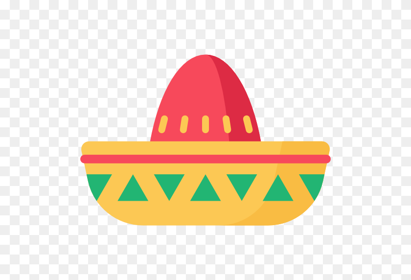 512x512 Mexican Hat - Mexican Hat PNG