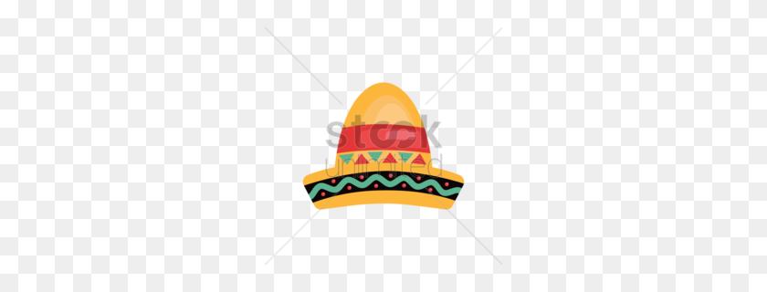 260x260 Mexican Hat Dance Clipart - Mexican Sombrero PNG