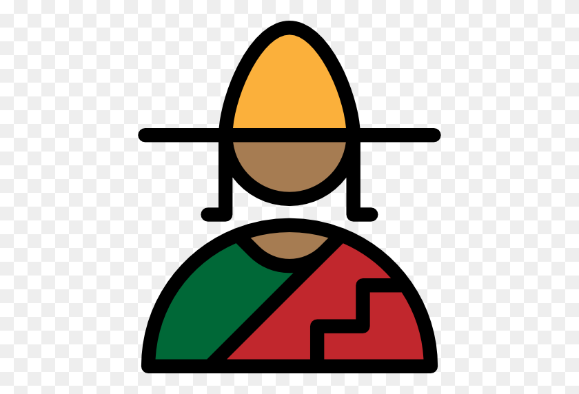512x512 Mexican Icon - Mexican Girl Clipart
