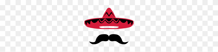 190x141 Mexican Mustache Hat - Mexican Mustache PNG