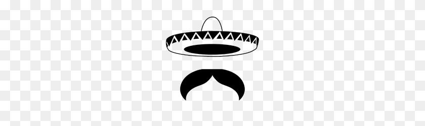 190x190 Mexican Mustache Tshirt - Mexican Mustache PNG