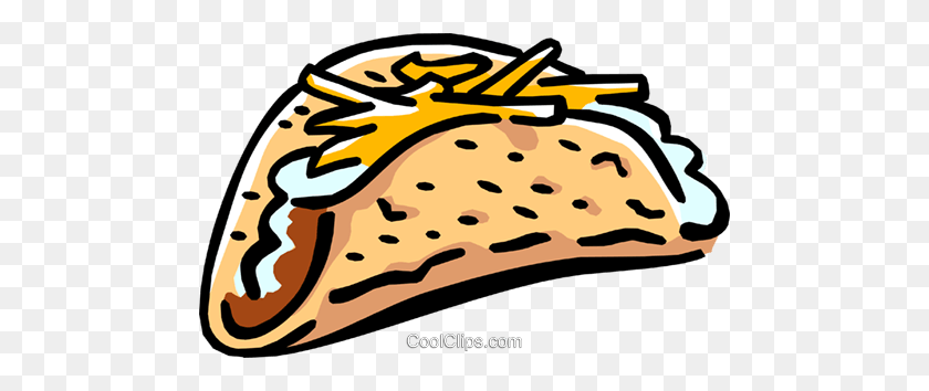 480x294 Mexican Taco Royalty Free Vector Clip Art Illustration - Mexican Clipart