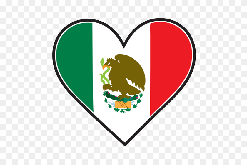 500x500 Мексиканский - Мексиканский Флаг Клипарт