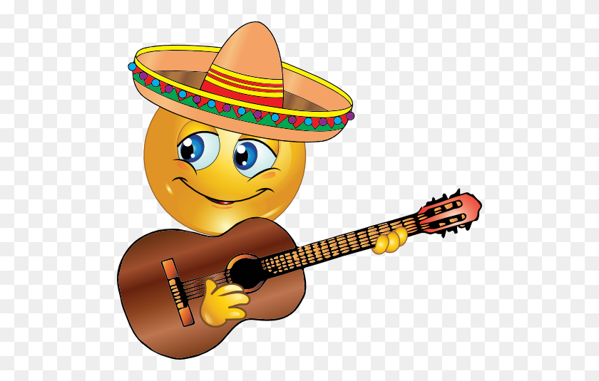 512x475 Mexico Clip Art - Country Guitar Clipart