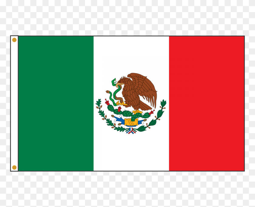 1300x1040 Mexico Flag - Mexican Banner PNG